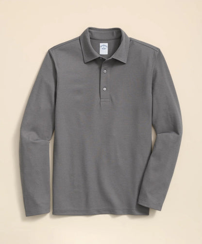 Spread Collar Long-Sleeve Polo Shirt | Brooks Brothers online - US 6140