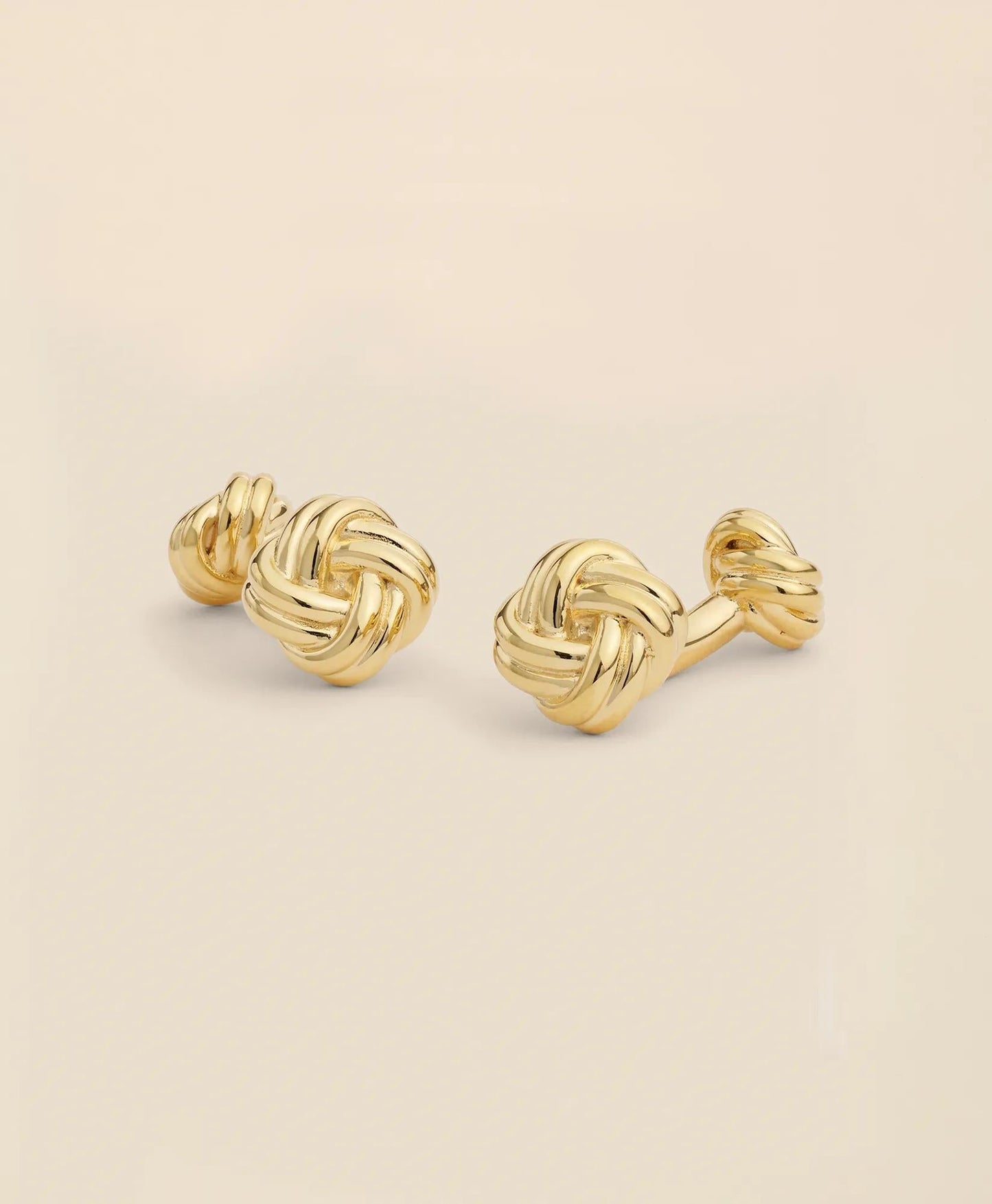 Sterling Silver Gold-Plated Knot Cufflinks | Brooks Brothers cheap