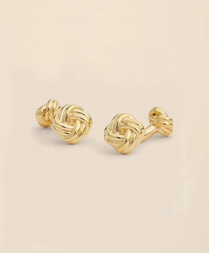 Sterling Silver Gold-Plated Knot Cufflinks | Brooks Brothers cheap