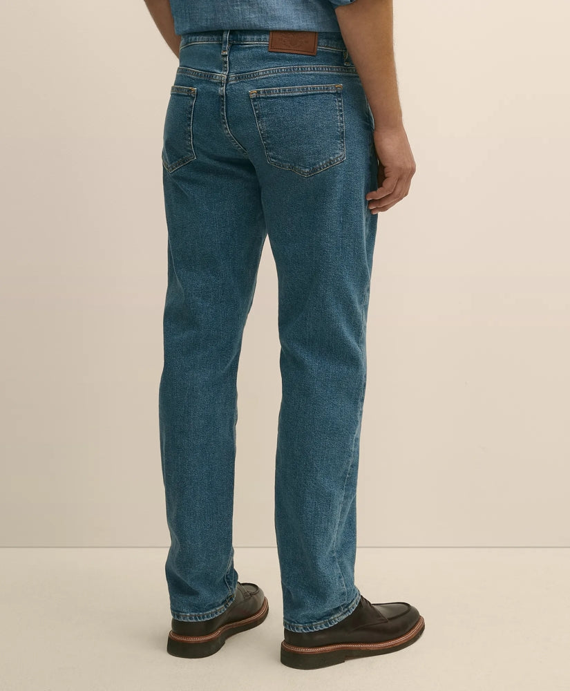 Straight Fit Denim Jeans | Brooks Brothers on sale