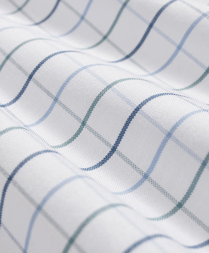 Stretch Cotton Non-Iron Oxford Polo Button Down Collar, Fine Windowpane Shirt | Brooks Brothers discount