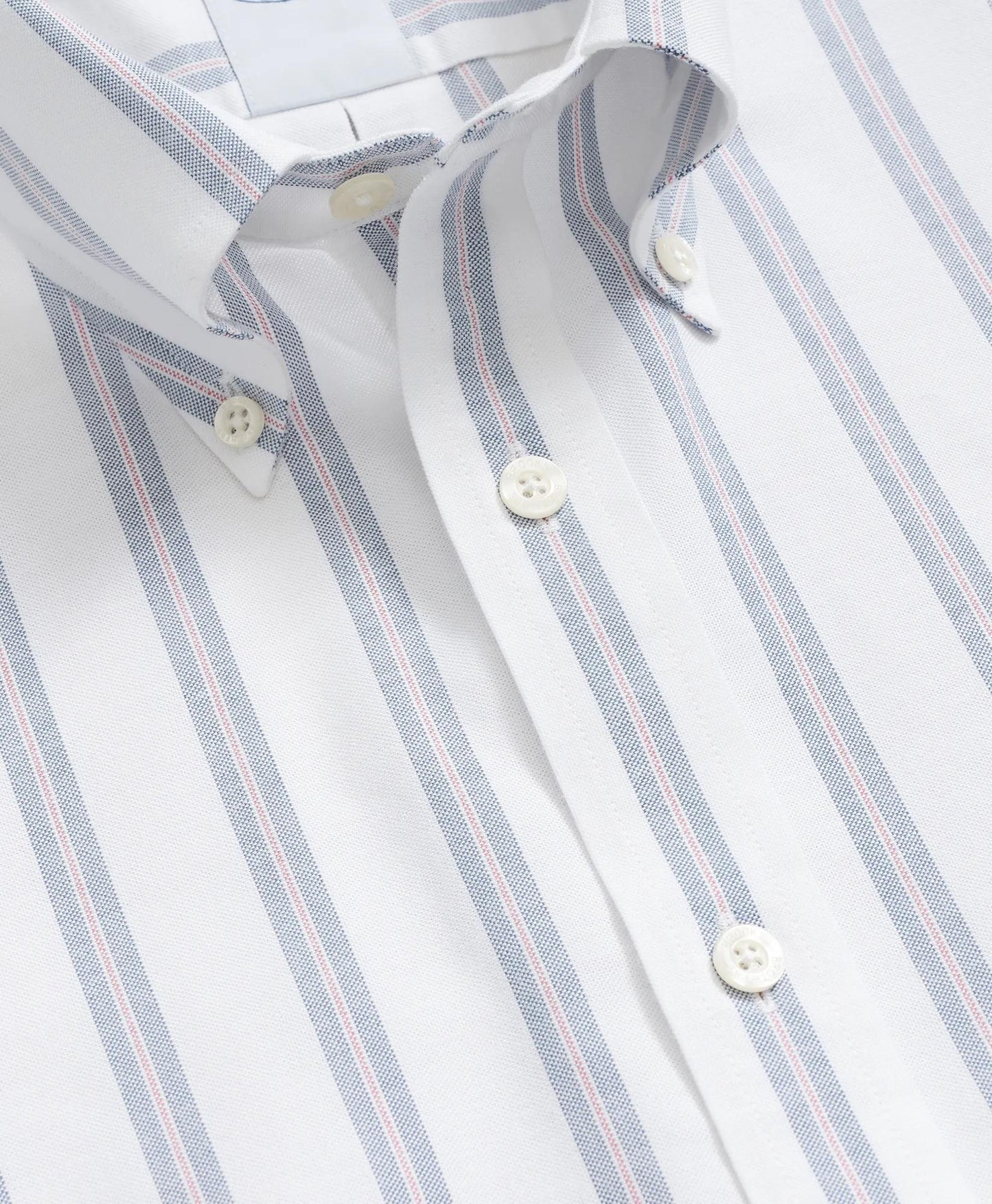 Stretch Cotton Non-Iron Oxford Polo Button Down Collar, Striped Short-Sleeve Shirt | Brooks Brothers cheap