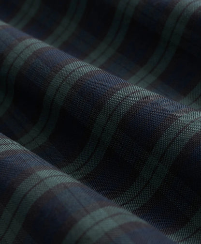 Stretch Non-Iron Oxford Button-Down Collar, Black Watch Shirt | Brooks Brothers online shop