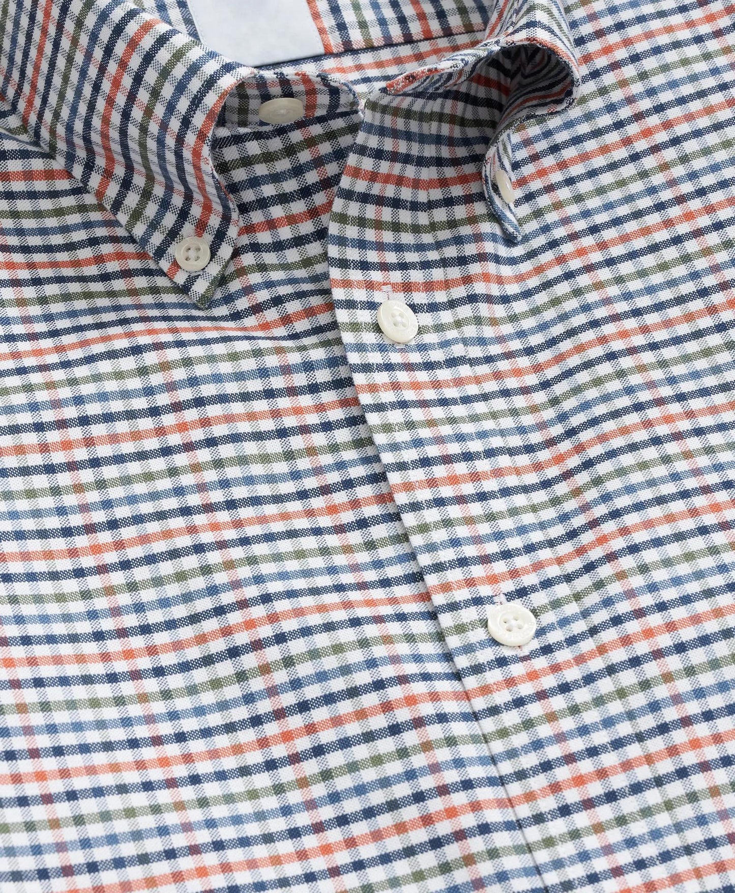 Stretch Non-Iron Oxford Button-Down Collar, Multi-Check Shirt | Brooks Brothers sale