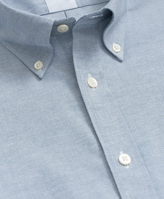 Stretch Non-Iron Oxford Button-Down Collar, Short Sleeve Shirt | Brooks Brothers online