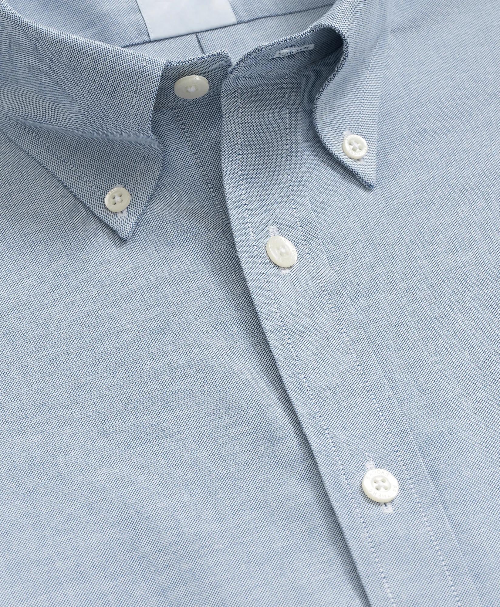Stretch Non-Iron Oxford Button-Down Collar, Short Sleeve Shirt | Brooks Brothers online