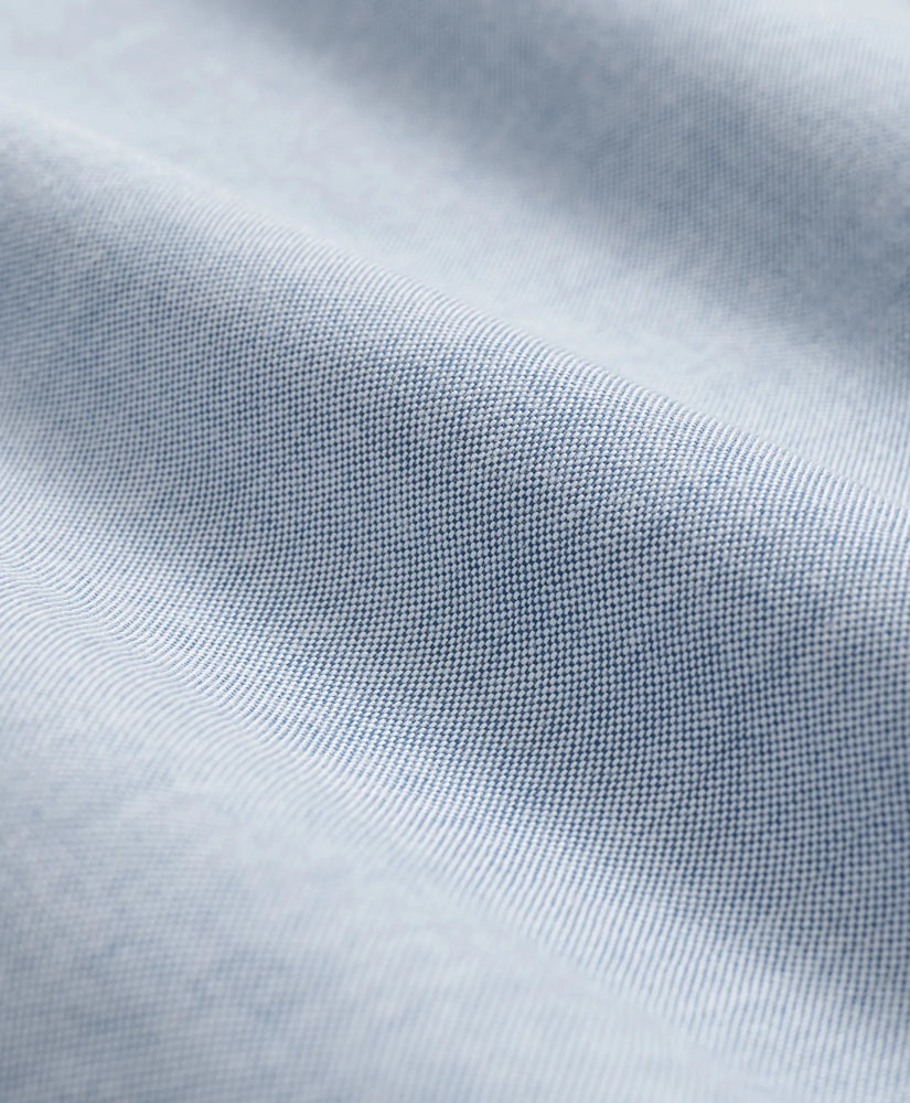 Stretch Non-Iron Oxford Button-Down Collar, Short Sleeve Shirt | Brooks Brothers online