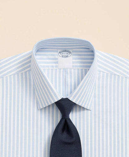 Stretch Supima® Cotton Non-Iron Ainsley Collar, Stripe Dress Shirt | Brooks Brothers discount
