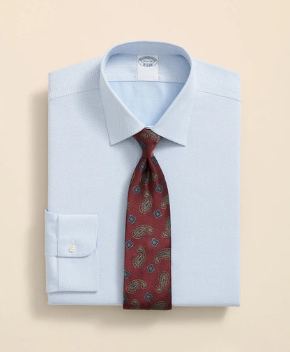 Stretch Supima® Cotton Non-Iron Dobby Ainsley Collar Dress Shirt | Brooks Brothers sale - US 8117
