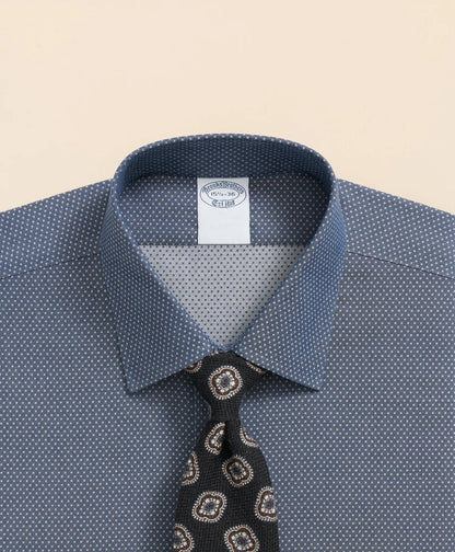 Stretch Supima® Cotton Non-Iron Dobby Ainsley Collar Dress Shirt | Brooks Brothers sale