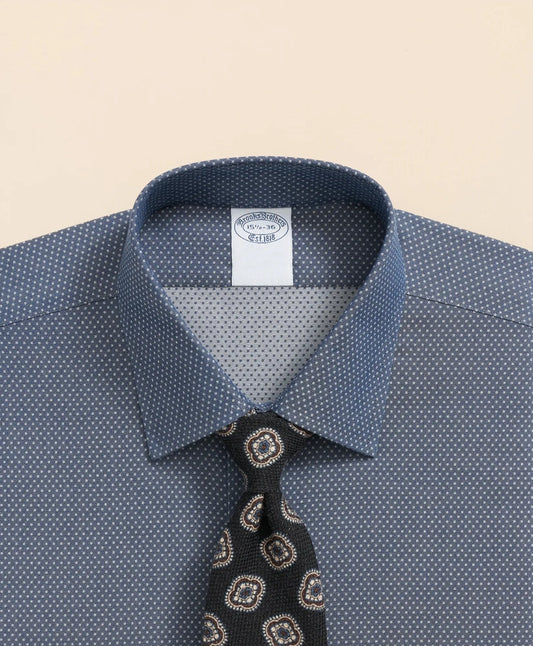 Stretch Supima® Cotton Non-Iron Dobby Ainsley Collar Dress Shirt | Brooks Brothers sale