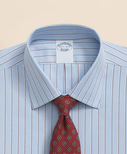Stretch Supima® Cotton Non-Iron Pinpoint Oxford Ainsley Collar Dress Shirt | Brooks Brothers for sale