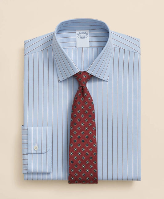 Stretch Supima® Cotton Non-Iron Pinpoint Oxford Ainsley Collar Dress Shirt | Brooks Brothers for sale