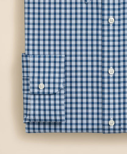 Stretch Supima® Cotton Non-Iron Pinpoint Oxford Polo Button Down Collar, Check Dress Shirt | Brooks Brothers on sale