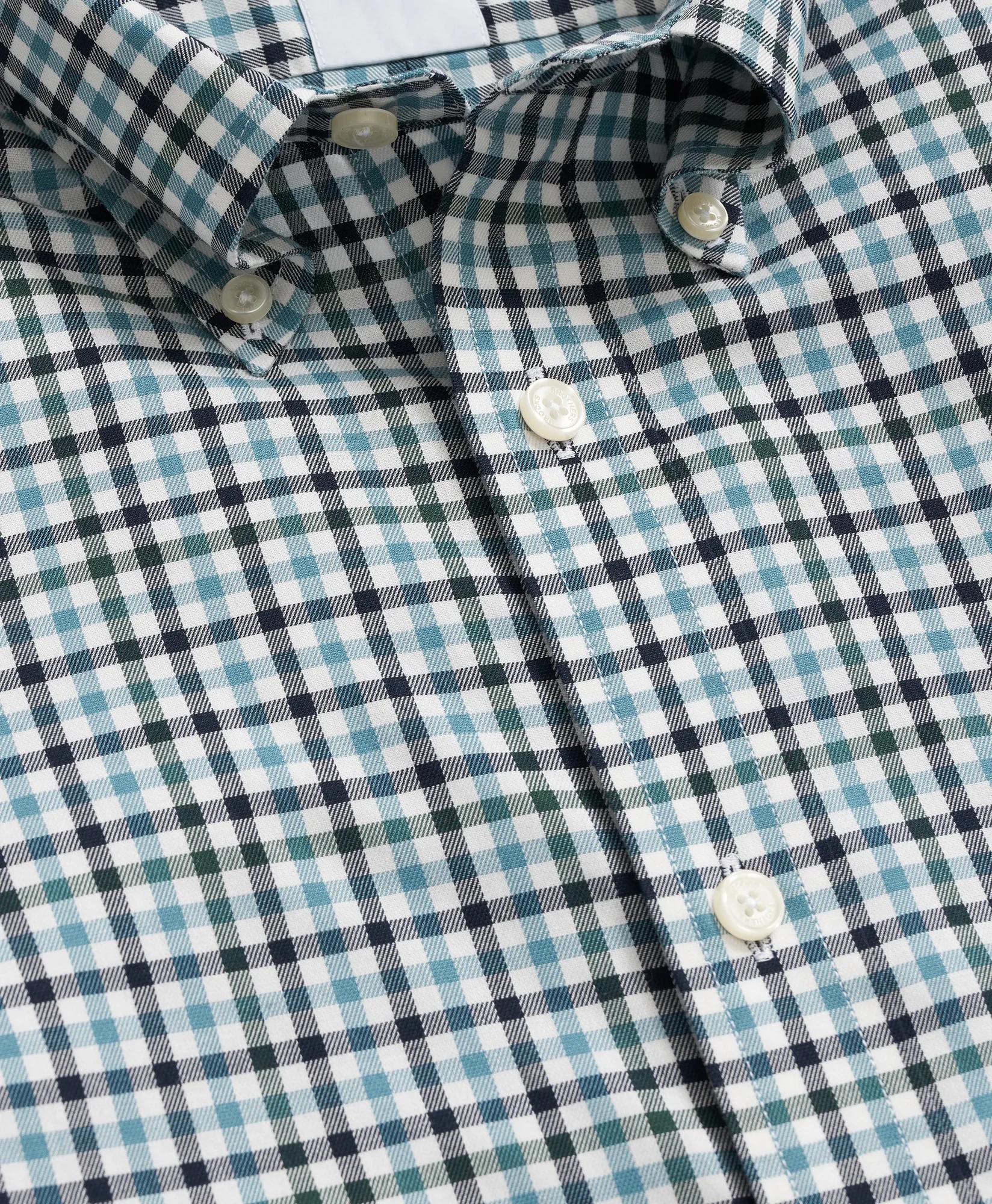 Stretch Supima® Cotton Non-Iron Twill Polo Button Down, Check Sport Shirt | Brooks Brothers cheap