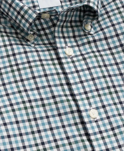 Stretch Supima® Cotton Non-Iron Twill Polo Button Down, Check Sport Shirt | Brooks Brothers cheap