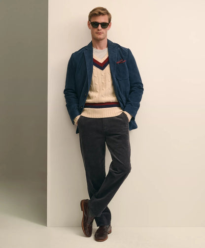 Suede Patch Pocket Sport Coat | Brooks Brothers online shop