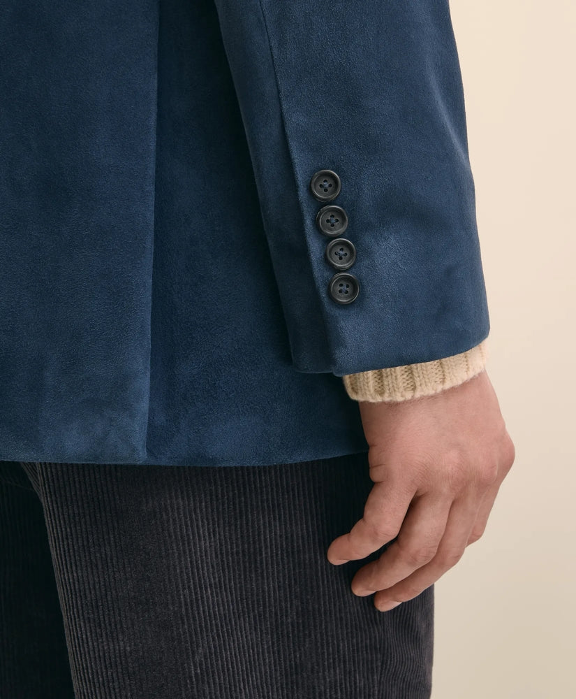 Suede Patch Pocket Sport Coat | Brooks Brothers online shop
