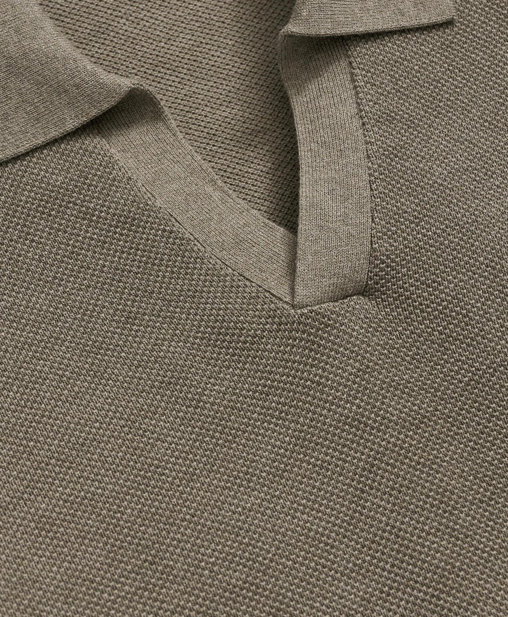 Supima® Cotton Pique Johnny Collar Sweater | Brooks Brothers sale