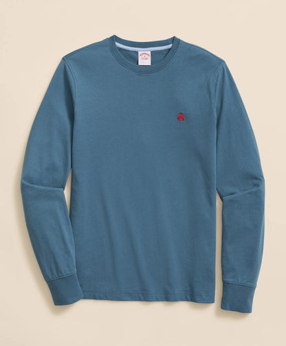 Supima® Cotton Long-Sleeve Logo T-Shirt | Brooks Brothers cheap - US 9565