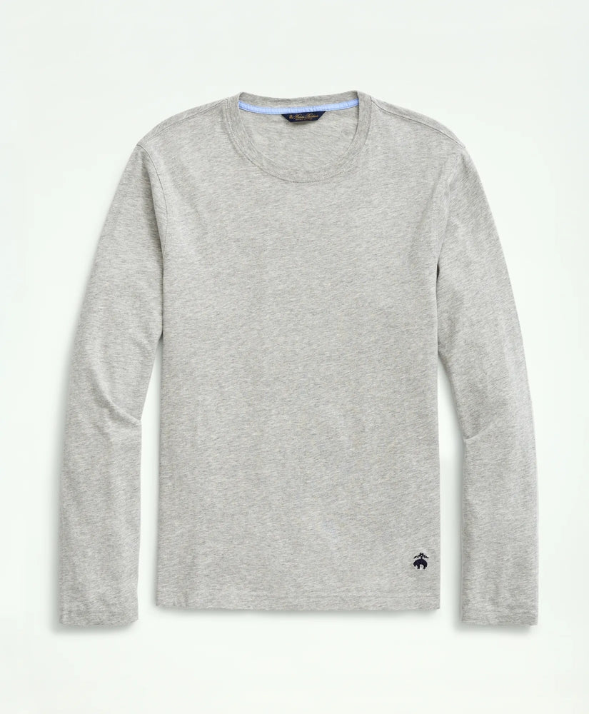 Supima® Cotton Long-Sleeve Logo T-Shirt | Brooks Brothers cheap - US 9565
