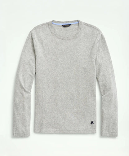 Supima® Cotton Long-Sleeve Logo T-Shirt | Brooks Brothers cheap - US 9565