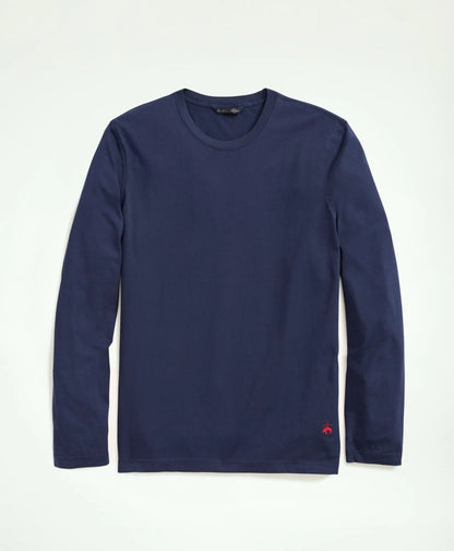 Supima® Cotton Long-Sleeve Logo T-Shirt | Brooks Brothers cheap - US 9565