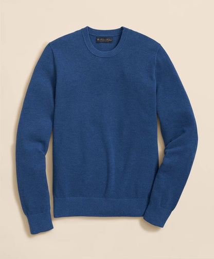 Supima® Cotton Pique Crewneck Sweater | Brooks Brothers on sale - US 1688