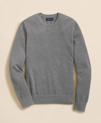 Supima® Cotton Pique Crewneck Sweater | Brooks Brothers on sale - US 1688
