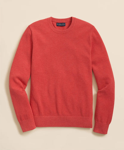 Supima® Cotton Pique Crewneck Sweater | Brooks Brothers on sale - US 1688