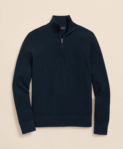 Supima® Cotton Pique Quarter-Zip Sweater | Brooks Brothers cheap