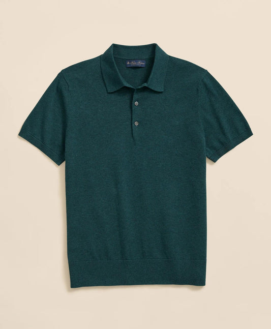 Supima® Cotton Short-Sleeve Polo Sweater | Brooks Brothers cheap