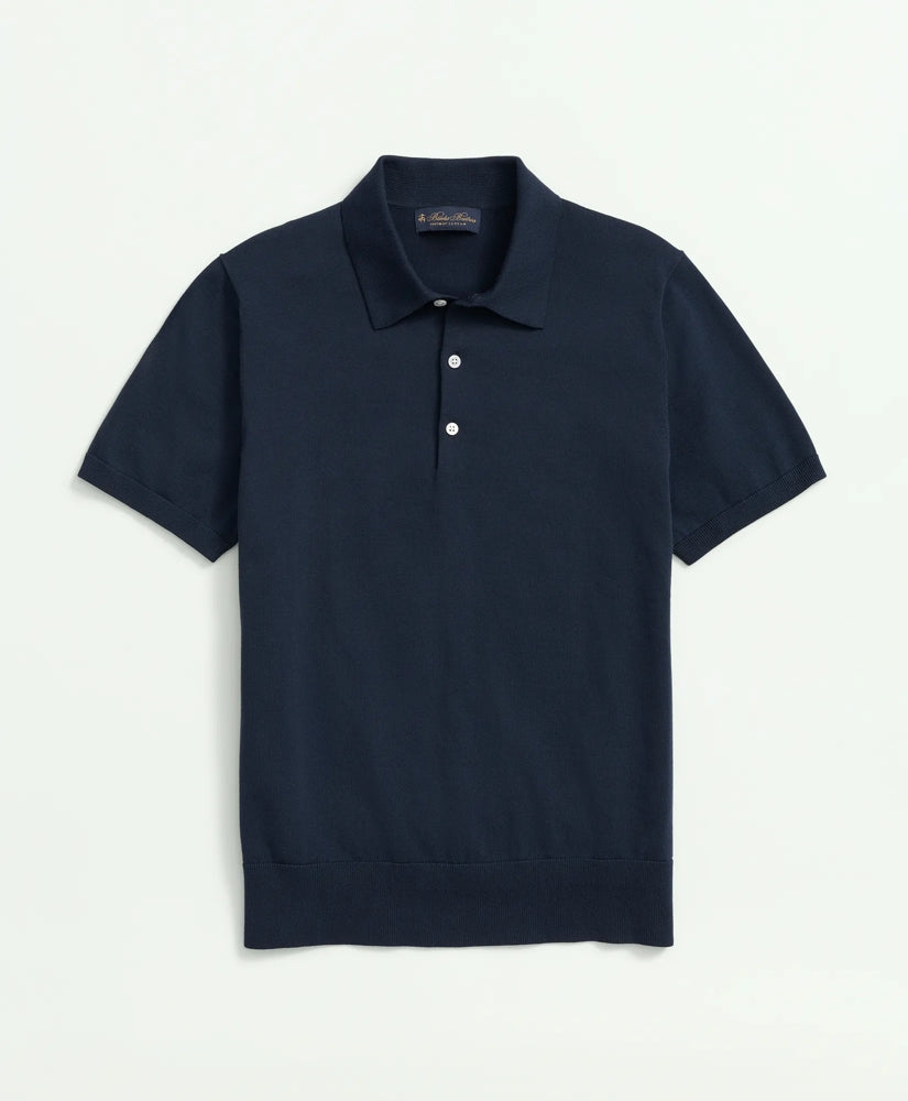 Supima® Cotton Short-Sleeve Polo Sweater | Brooks Brothers cheap - US 3462