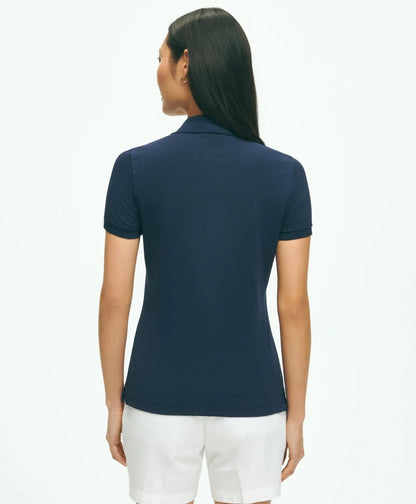 Supima® Cotton Stretch Pique Polo Shirt | Brooks Brothers on sale