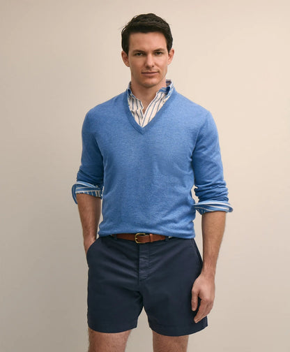 Supima® Cotton V-Neck Sweater | Brooks Brothers for sale - US 5919