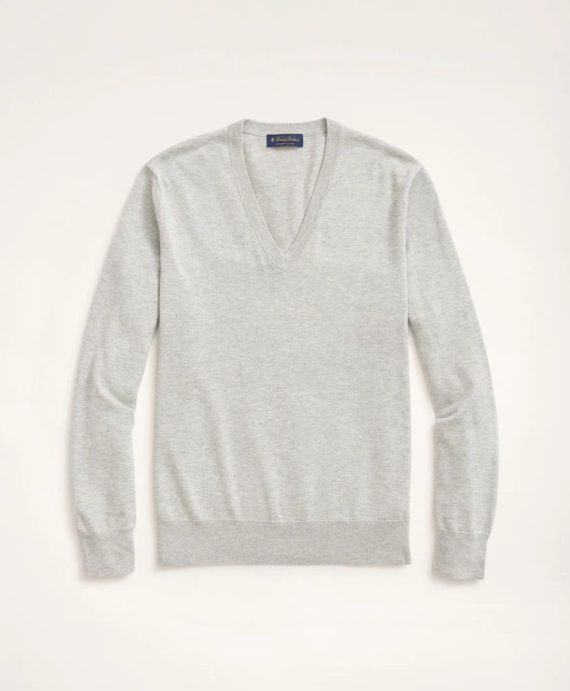 Supima® Cotton V-Neck Sweater | Brooks Brothers for sale - US 5919