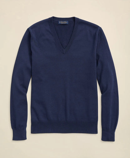 Supima® Cotton V-Neck Sweater | Brooks Brothers for sale