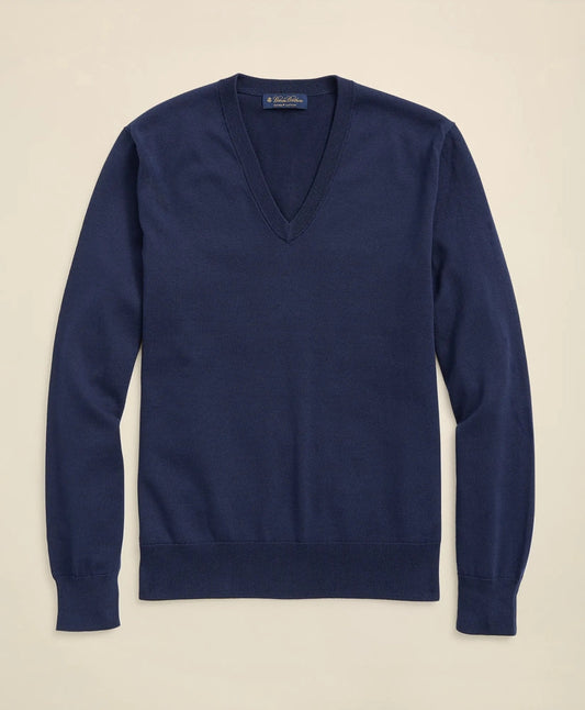 Supima® Cotton V-Neck Sweater | Brooks Brothers for sale