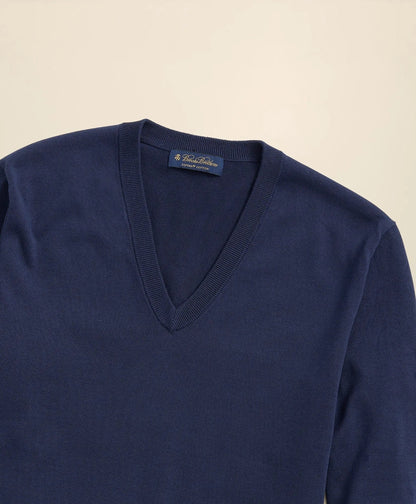 Supima® Cotton V-Neck Sweater | Brooks Brothers for sale