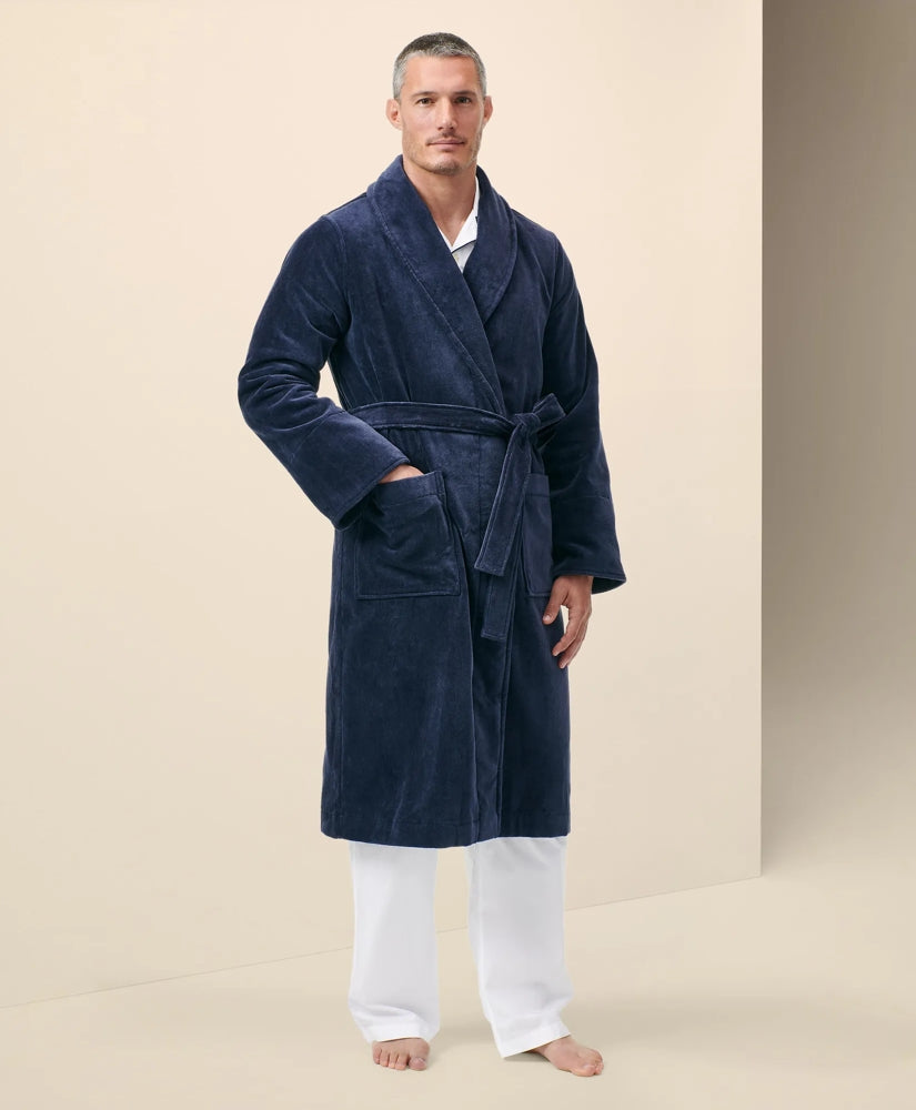 Terry Cloth Bathrobe | Brooks Brothers sale