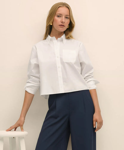 The Cropped Button-Down Shirt | Brooks Brothers discount