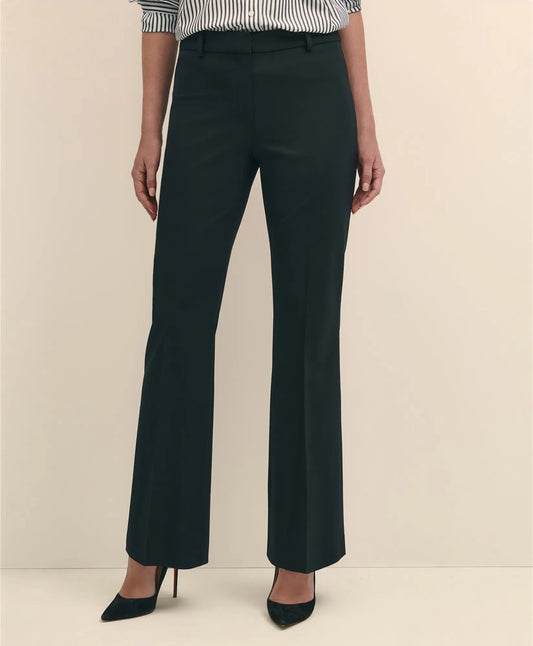 The Essentials Brooks Brothers Stretch Wool Flare Leg Trousers | Brooks Brothers sale