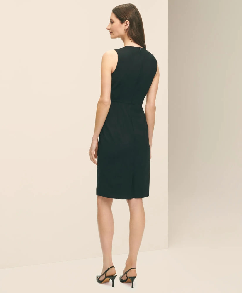 The Essentials Brooks Brothers Stretch Wool Sheath Dress | Brooks Brothers sale