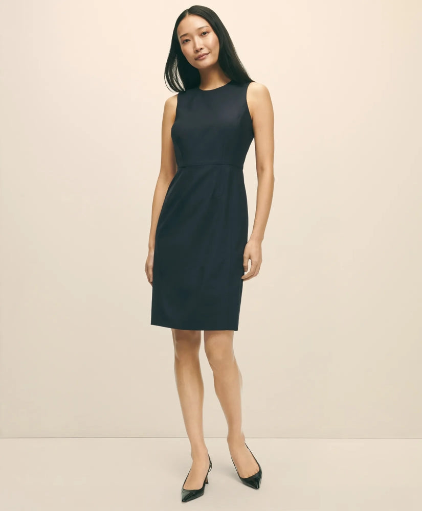 The Essentials Brooks Brothers Stretch Wool Sheath Dress | Brooks Brothers sale - US 3587