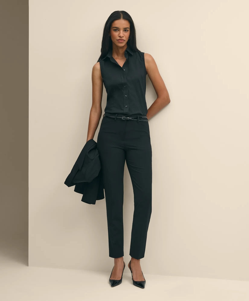 The Essentials Brooks Brothers Stretch Wool Slim Crop Pants | Brooks Brothers cheap