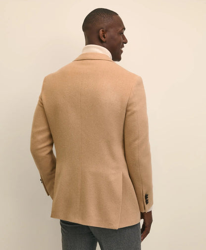 Traditional Fit Camel Hair Twill 1818 Sport Coat | Brooks Brothers on sale