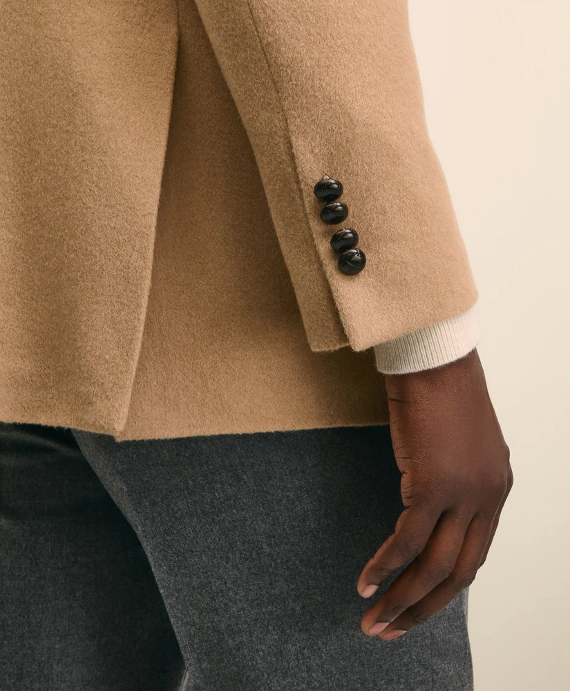 Traditional Fit Camel Hair Twill 1818 Sport Coat | Brooks Brothers on sale