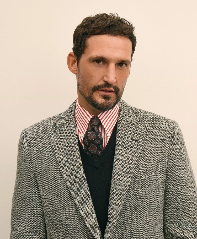 No. 1 Sack Sport Coat in Harris Tweed | Brooks Brothers on sale