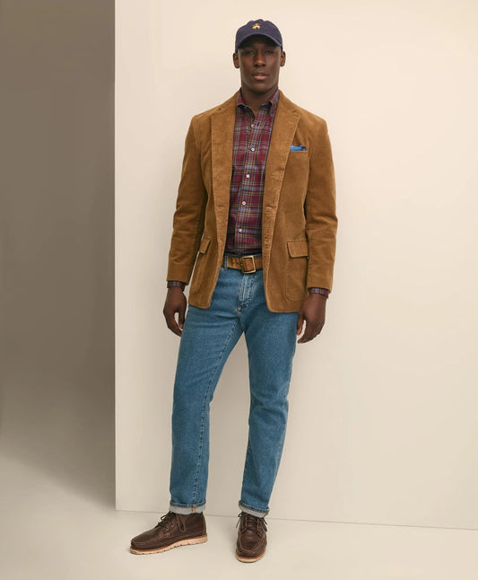 No. 1 Sack Sport Coat in Wide-Wale Cotton Corduroy | Brooks Brothers on sale