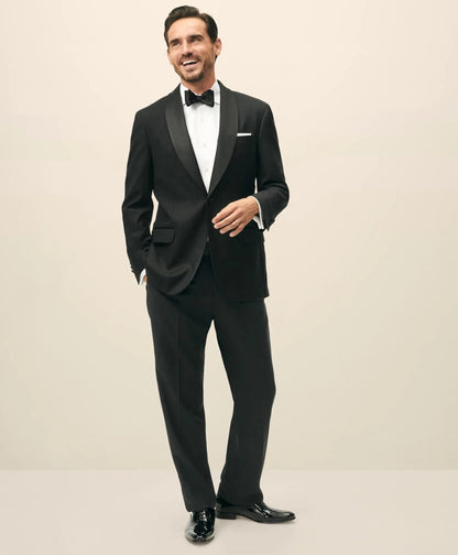 Traditional Fit Wool 1818 Shawl Collar Tuxedo | Brooks Brothers sale